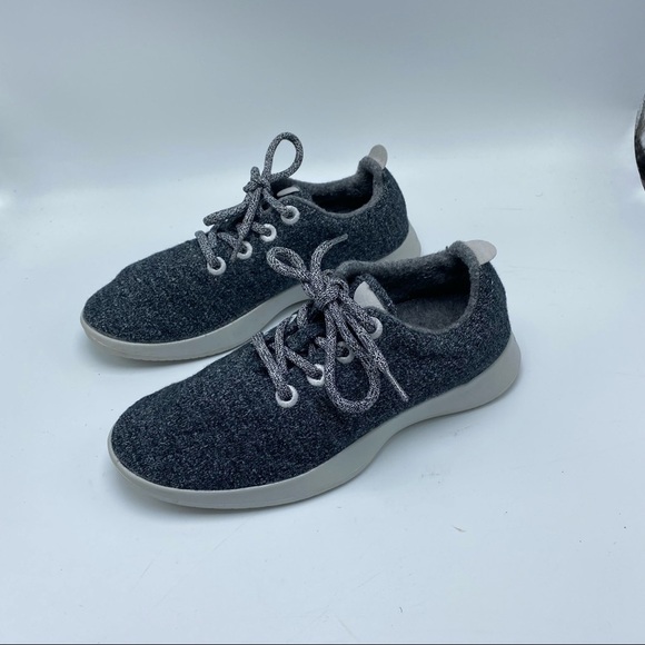 Allbirds Grey Wool Runners Running Shoe Size 8 - Picture 1 of 7